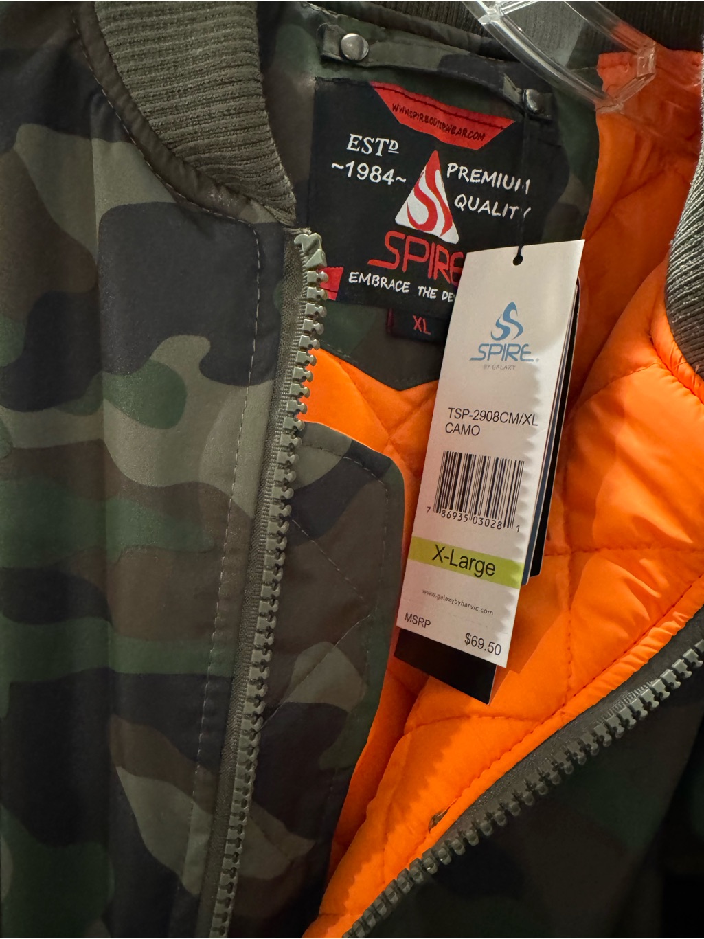 Ma-1 Camo Bomber Jacket